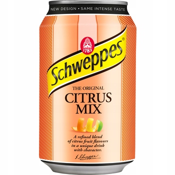 NAPOJ CITRUS MIX 330ML*24 GAZ PUSZKA SCHWEPPES