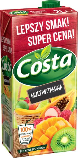 NAPOJ COSTA 2L*6 MULTIWITAMINA KART HORTEX