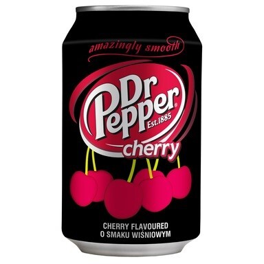 NAPOJ DR PEPPER CHERRY 330ML*24 GAZ PUSZKA SCHWEPPES