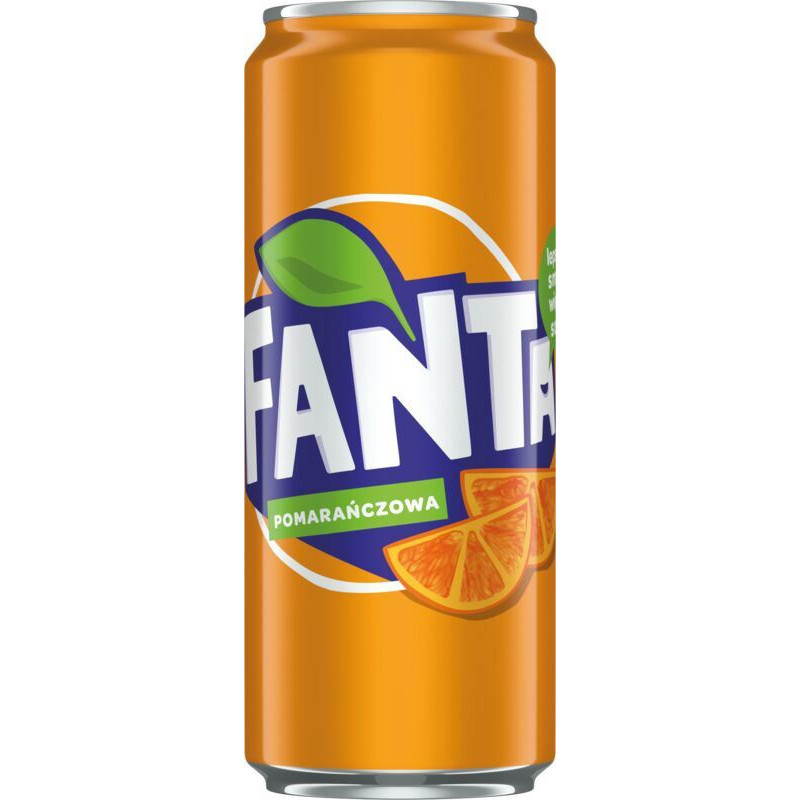 NAPOJ FANTA 330ML*24 POMARANCZA PUSZKA COCA-COLA