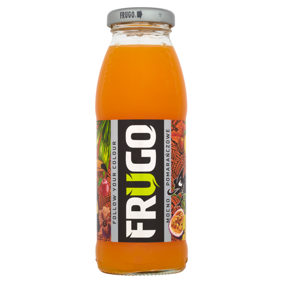 NAPOJ FRUGO 250ML*15 POMARANCZOWE FOODCARE BUTELKA