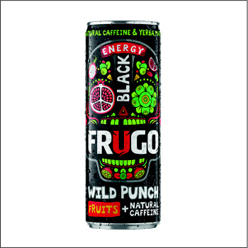 NAPOJ FRUGO ENERGY BLACK 330ML*24 FOODCARE