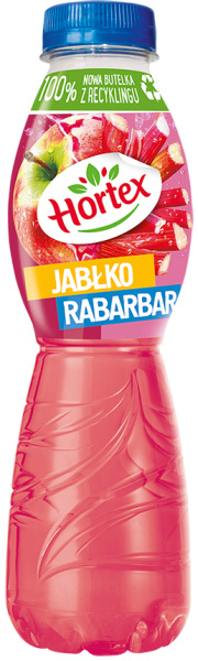 NAPOJ HORTEX 500ML*6 JABLKO-RABARBAR PET