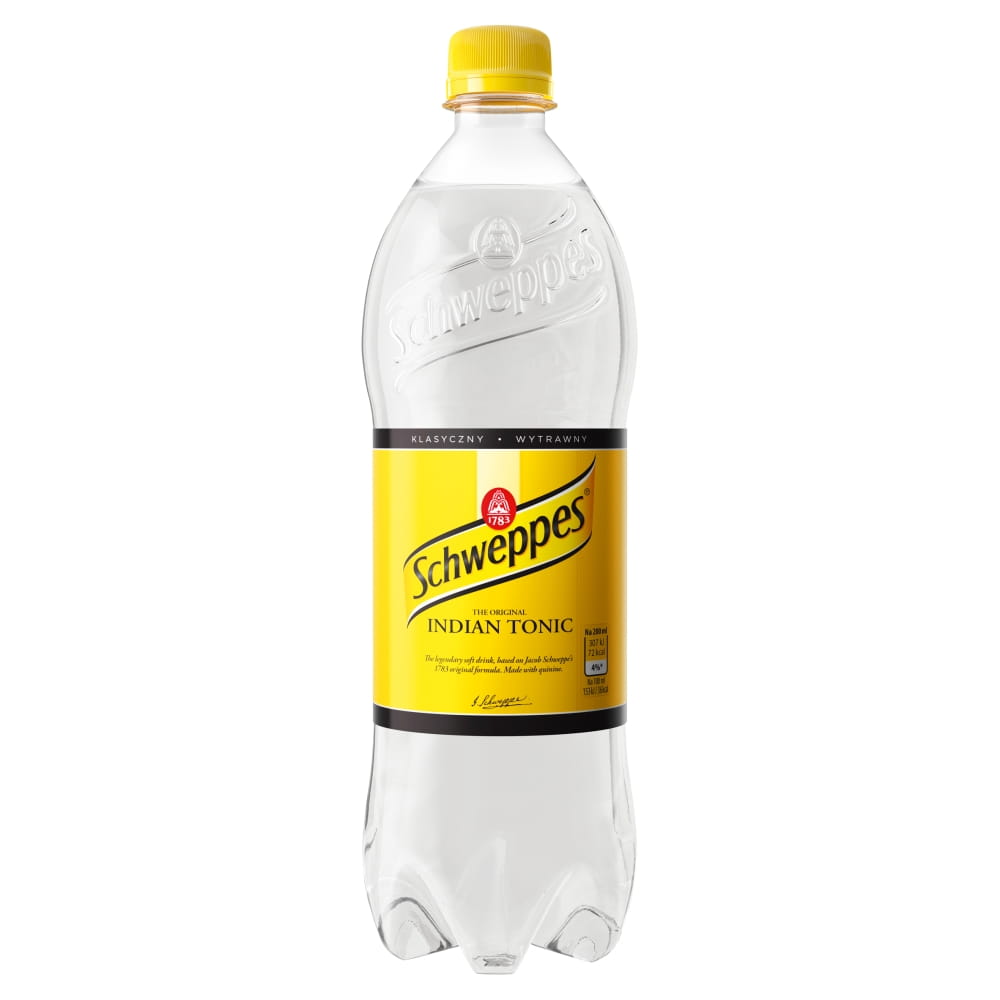 NAPOJ INDIAN TONIC 0,85L*15 GAZ PET SCHWEPPES