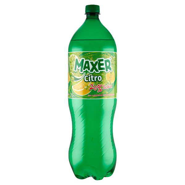 NAPOJ MAXER CITRO 2L*6 20%SOKU GAZ PET ZBYSZ