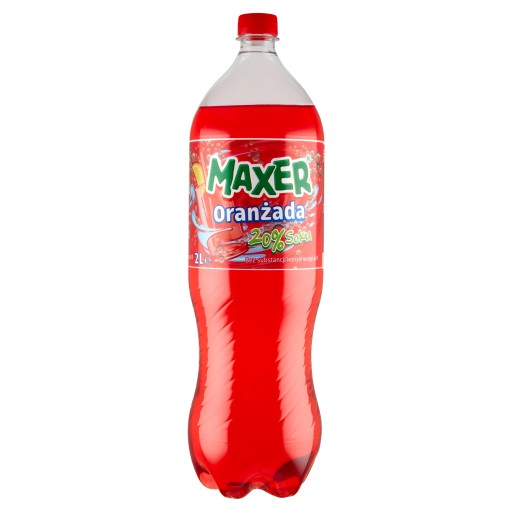 NAPOJ MAXER ORANZAD CZERW 1,5L+500ML*6 20%SOK GAZ PET