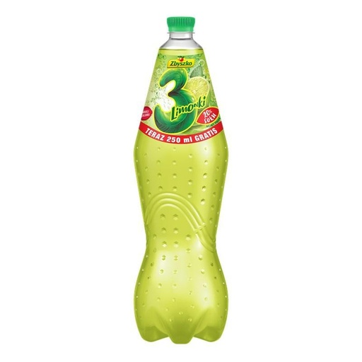 [5906441350900] NAPOJ 3 LIMONKI 20% SOKU 1,75L*6 GAZ PET ZBYSZKO