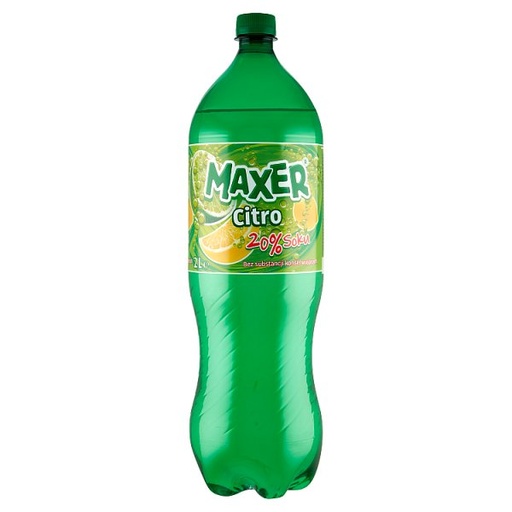 [5906441350993] NAPOJ MAXER CITRO 2L*6 20%SOKU GAZ PET ZBYSZ