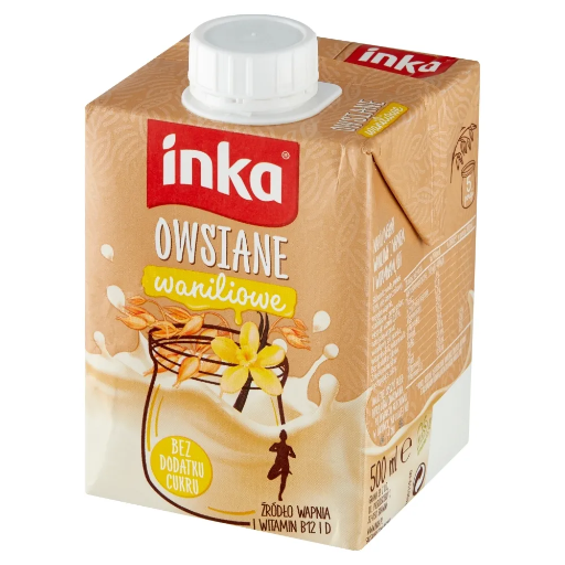 [5901154041251] NAPOJ OWSIANY INKA Z WANILIA 500ML*10 GRANA