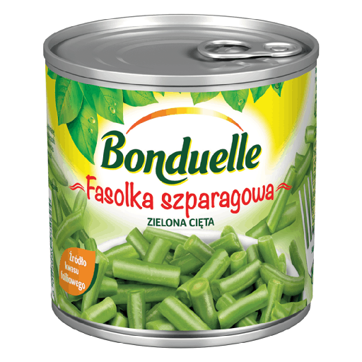 [3083680072694] FASOLKA SZPARAGOWA ZIELONA CIETA 400G BONDUELLE