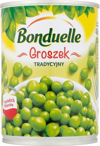 [3083680072670] GROSZEK KONSERWOWY 400G BONDUELLE