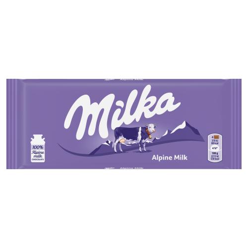 [3045140105502] CZEKOLADA MILKA MLECZNA 100G*24 MONDELEZ