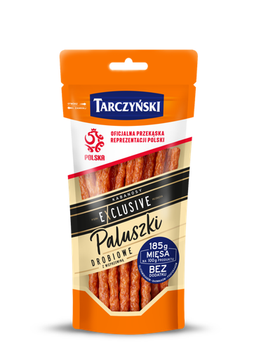 [5908230532450] TARCZYNSKI KABANOSY EXCLUSIVE PALUSZKI Z IND 80G*16