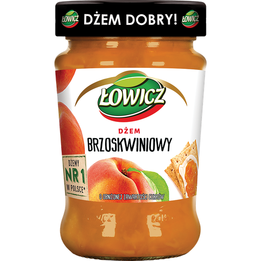 [5900397008540] DZEM LOWICZ BRZOSKWINIOWY NISKOSLODZONY 280G*8