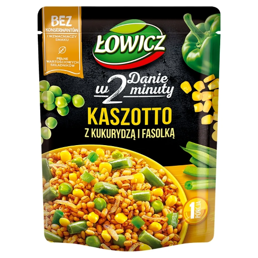 [5900397741911] KASZOTTO PECZAK KUKURYDZA FASOLA SZPAR 250G*8 LOWICZ