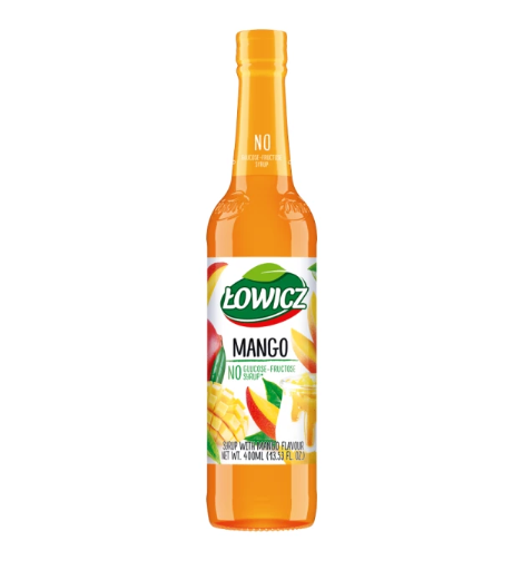 [5900397754393] SYROP LOWICZ 400ML*6 MANGO AGROS NOVA