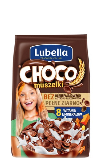 [5900049011188] PLATKI SNIADANIOWE CHOCO KULKI 250G*12 LUBELLA