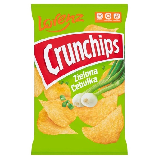 [5905187114753] CHIPSY CRUNCHIPS ZIELONA CEBULKA 140G/150G*10 LORENZ