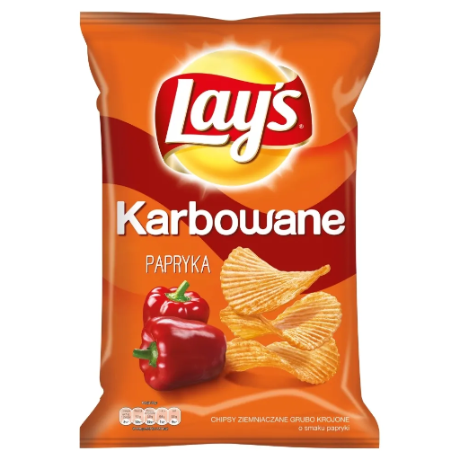 [5900259133281] CHIPSY LAY'S KARBOWANE PAPRYKA 120G*24 FRITO-LAY