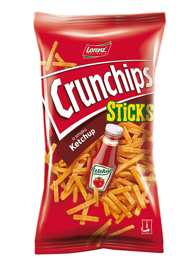 [5905187114883] CHIPSY CRUNCHIPS STICKS KETCHUP 70G*48 LORENZ