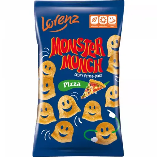 [5905187002050] CHIPSY MONSTER MUNCH PIZZA 100G*16 LORENZ