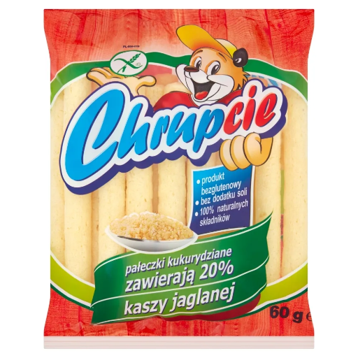 [5907137000345] CHRUPCIE PALECZKI KUKURYDZIANE 60G*21 EUROSNACK