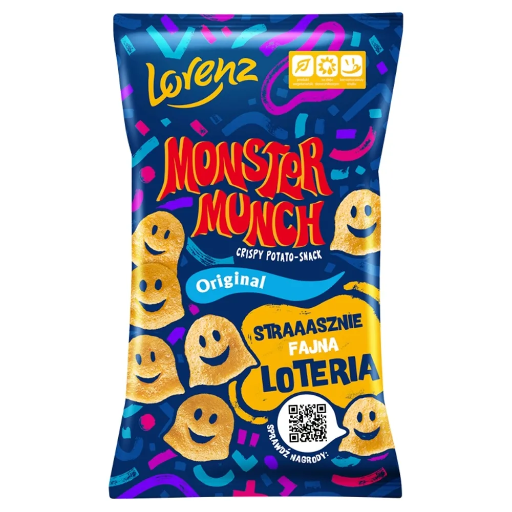 [5905187001190] CHRUPKI MONSTER MUNCH ORIGINAL 50G*12 LORENZ