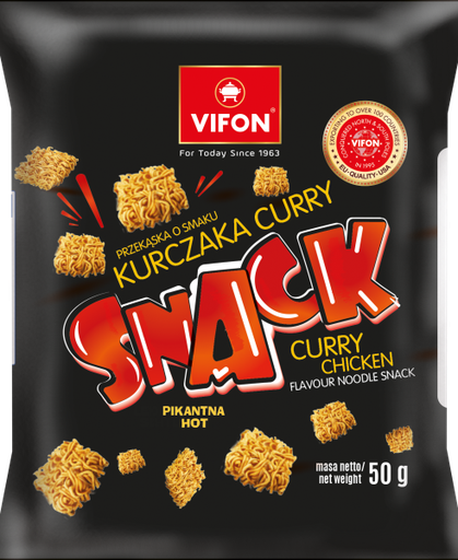 [5901882313408] PRZEKASKA VIFON SNACK CURRY CHICK HOT 50G*16 TAN-VIET