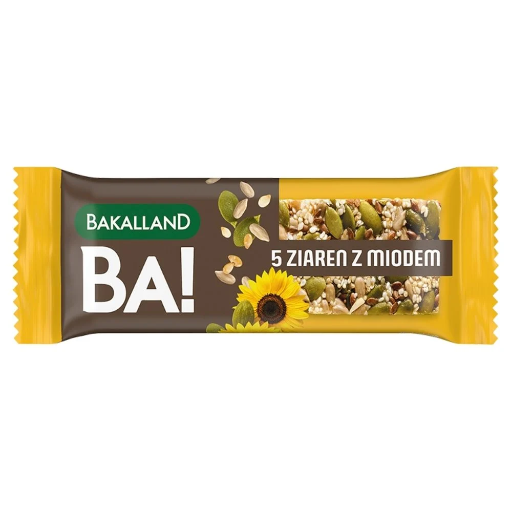 [5900749624947] BATON BAKALLAND BA! 5 ZIAREN Z MIODEM 40G*25 FOODWELL