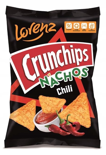 [5905187121676] CHIPSY CRUNCHIPS NACHOS CHILLI 190G*20 LORENZ