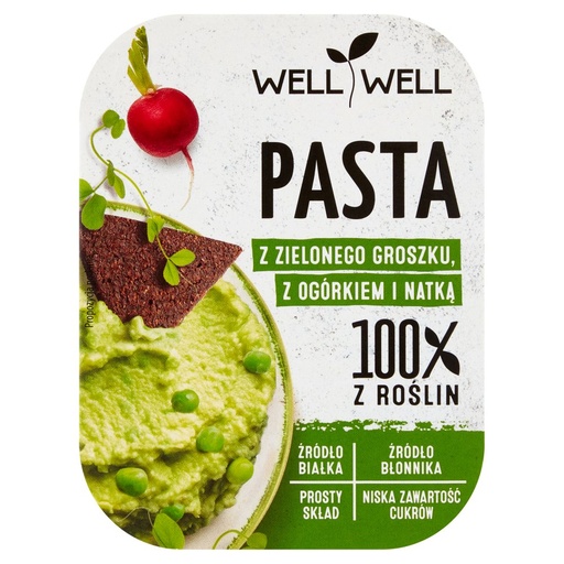 [5901473001677] WELL WELL PASTA Z ZIEL GROSZKU Z OGOR I NAT 125G*6